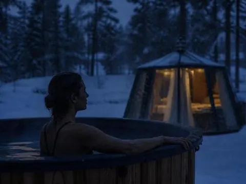 Aurora Igloo, Sauna Spa & Dinner by Invisible Forest Lodge Adults Only