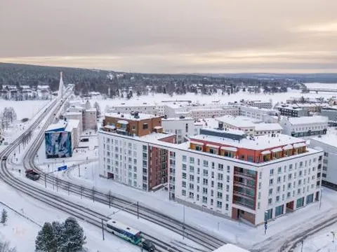 Winter Arctic apartment