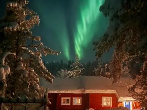 Saariselällä, sielukas hirsimökki - Unique cottage