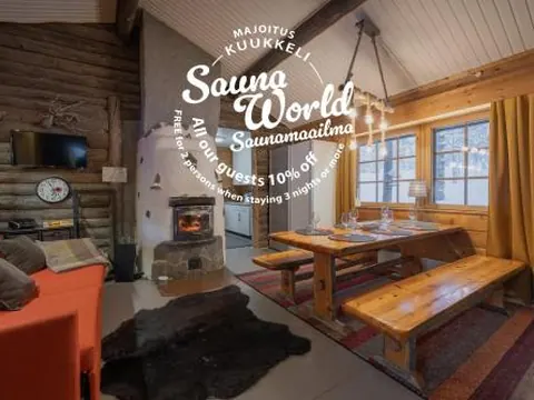 Kuukkeli Log Houses Aurora- Secret Cabin