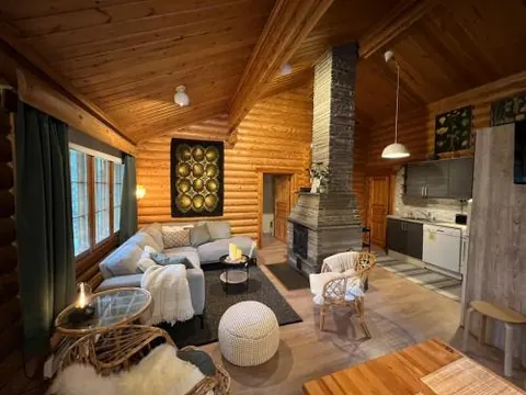 Charming Log Chalet, Ylläs, Wifi, 400m to restaurants