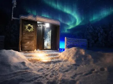 Aurora Igloo Village Ylläs Luna Suite - Hot Tub